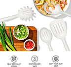 Modern nylon slotted spoon for everyday kitchen use