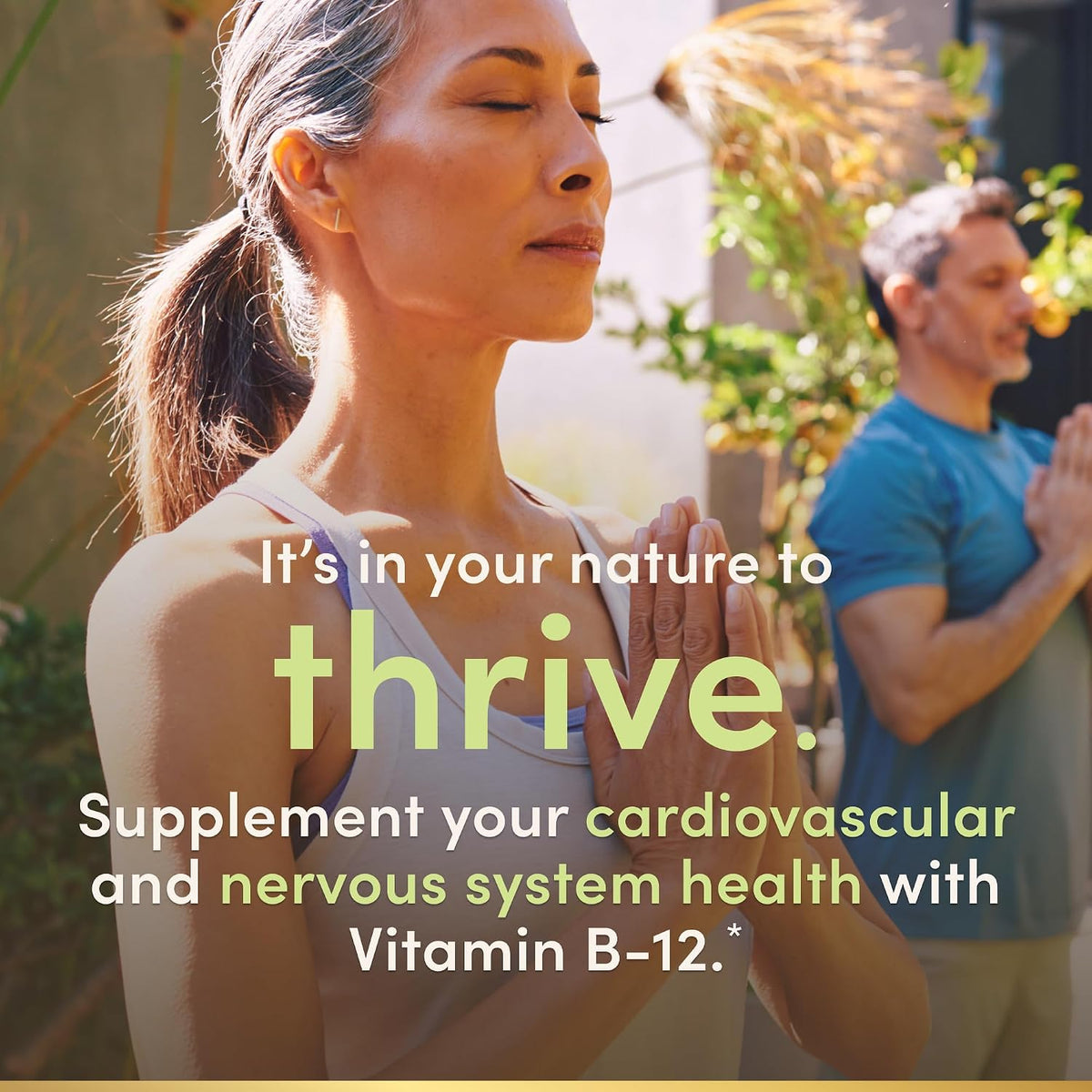 Nature's Bounty B12 caplets for daily wellness support