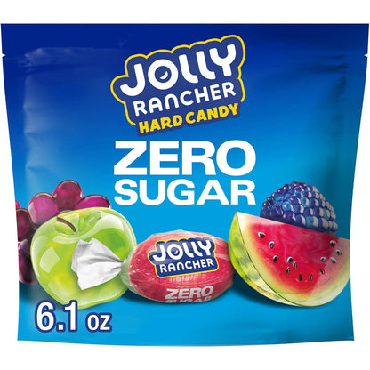 Zero sugar assorted fruit hard candy bulk bag 6.1 oz