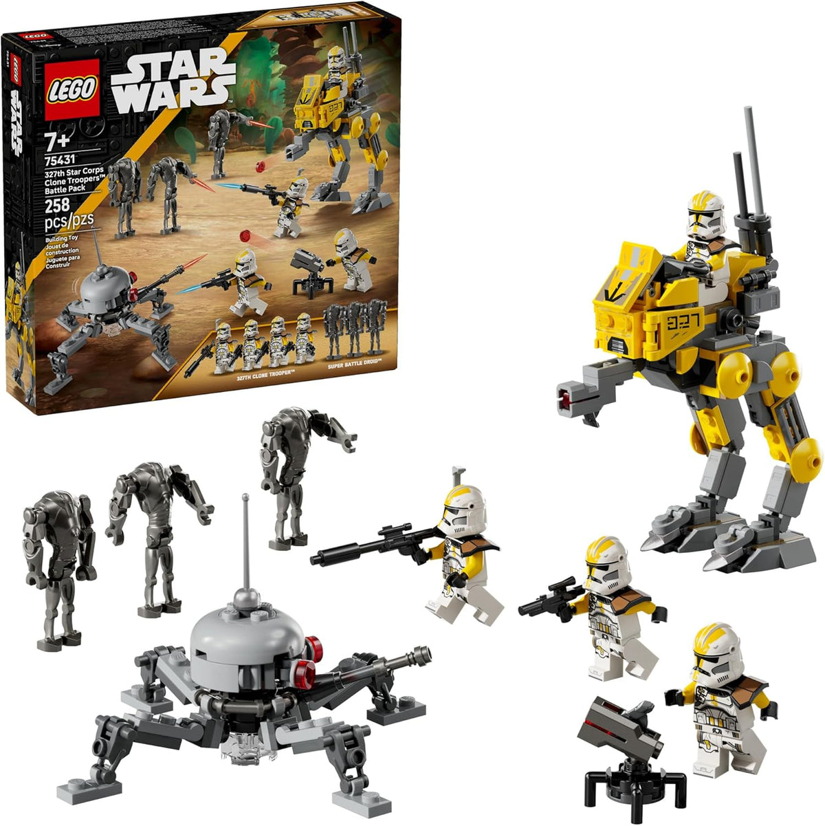 LEGO Clone Troopers and Super Battle Droids