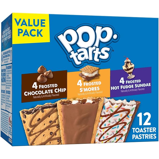 Pop-Tarts Chocolate Lover's Variety Pack 12 toaster pastries box