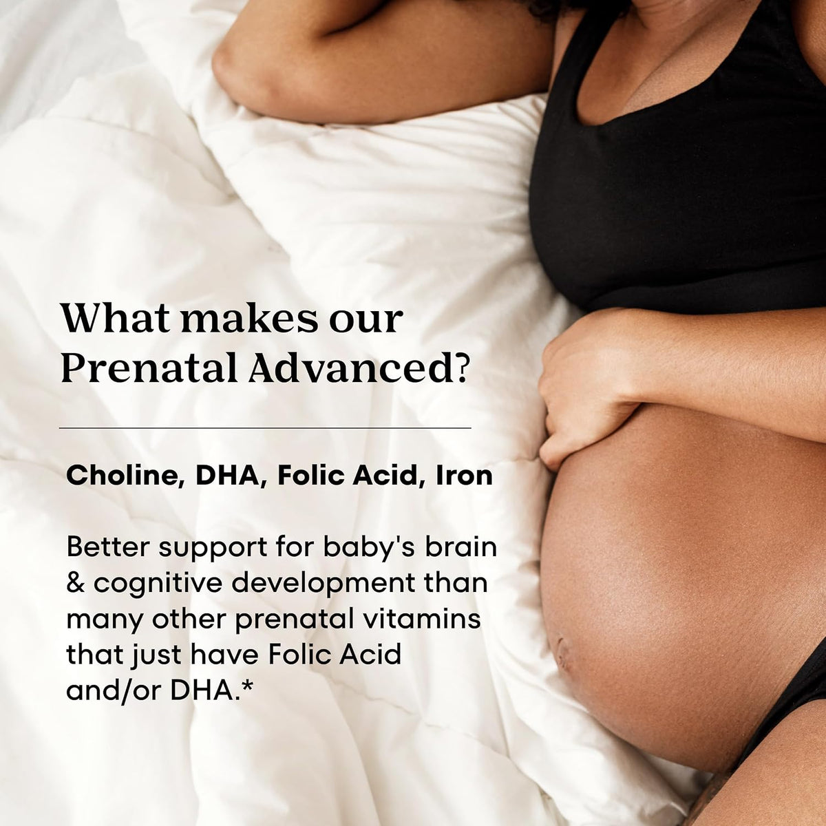 Advanced prenatal vitamin supplement 60 plus 60 count