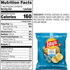 Individual snack bags of Lay's Salt & Vinegar chips