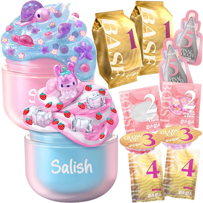 Salish x Gui Gui Clear and Gloss slime bundle