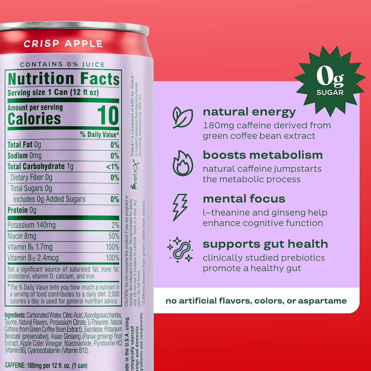 Bloom Nutrition vegan gluten-free energy drink pack