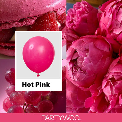 Hot pink party balloons for celebrations