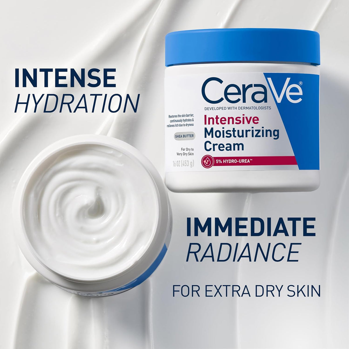 CeraVe fragrance-free intensive moisturizer jar