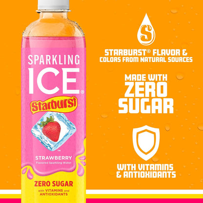 Sparkling Ice STARBURST flavored water with vitamins