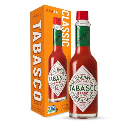 TABASCO Original Red Pepper Sauce 2 oz glass bottle