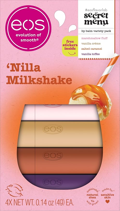 eos Flavor Lab Secret Menu lip balm gift set 4-pack
