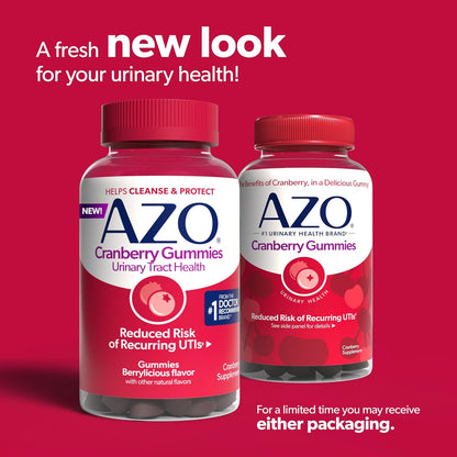 AZO Cranberry Gummies with PACRAN cranberry extract