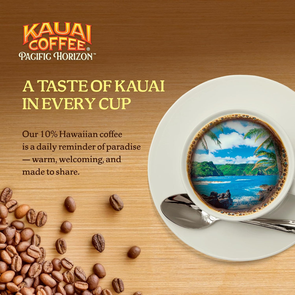 Hawaiian ground coffee in 10 oz package