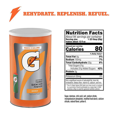 Gatorade electrolyte powder for sports hydration