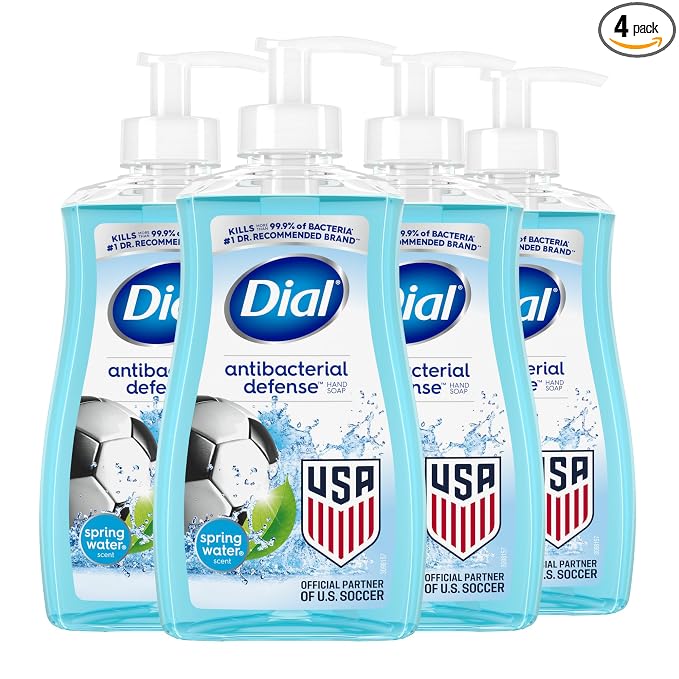 Dial Antibacterial Defense liquid hand soap 4 pack