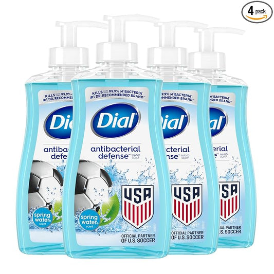 Dial Antibacterial Defense liquid hand soap 4 pack