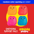 Cute nugget-shaped sensory toy color may vary