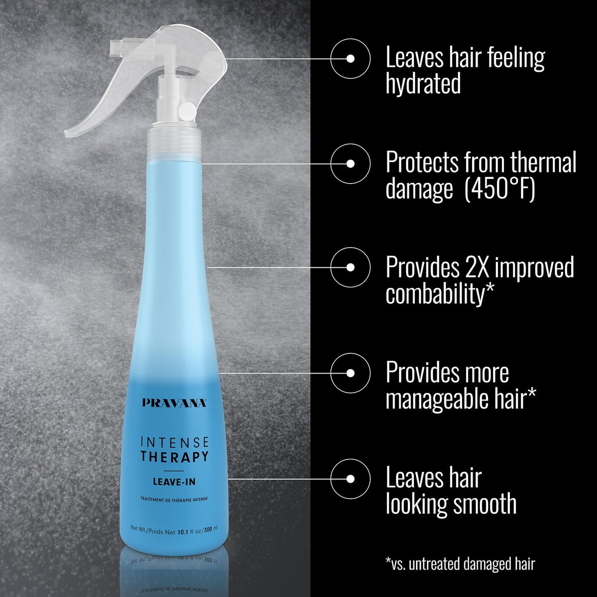 Hydrating leave-in conditioner spray by PRAVANA