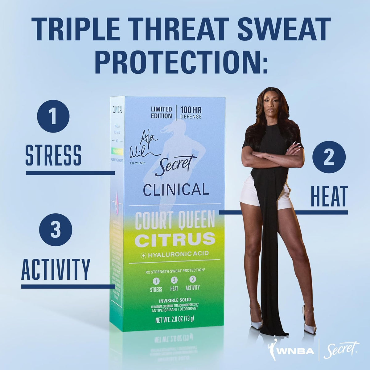 Court Queen Citrus clinical strength deodorant for women