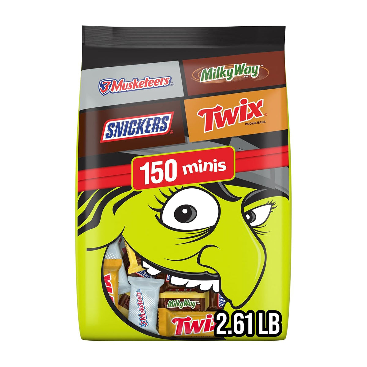 SNICKERS TWIX MILKY WAY 3 MUSKETEERS Halloween candy mix