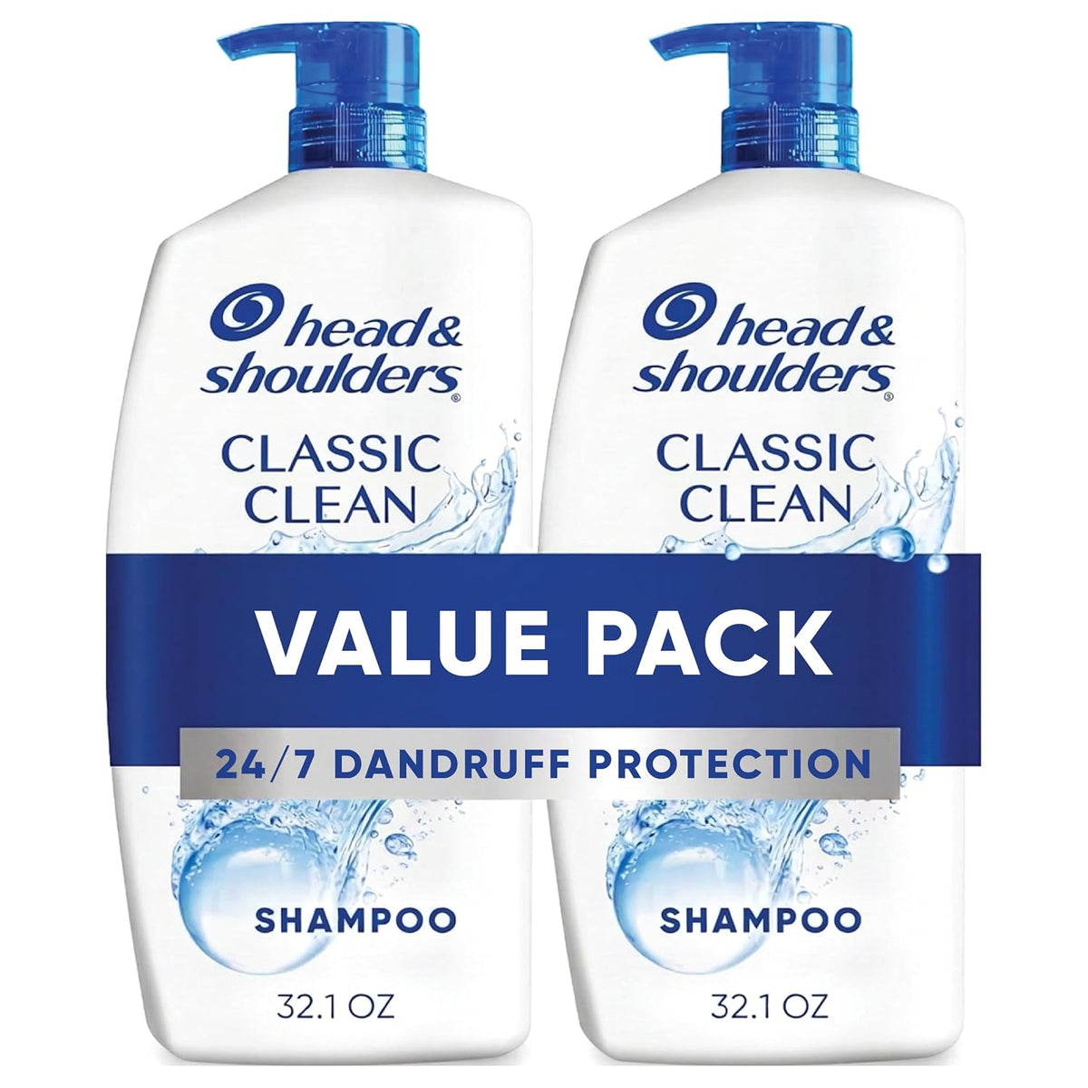 Head & Shoulders Classic Clean shampoo 32.1 fl oz bottles