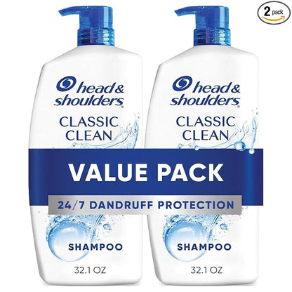 Head & Shoulders Classic Clean Anti-Dandruff Shampoo twin pack