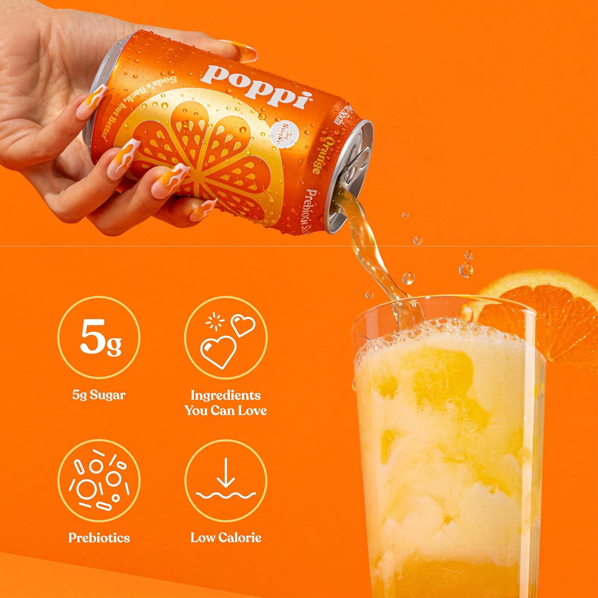 poppi 12 pack soft drinks for fridge stocking