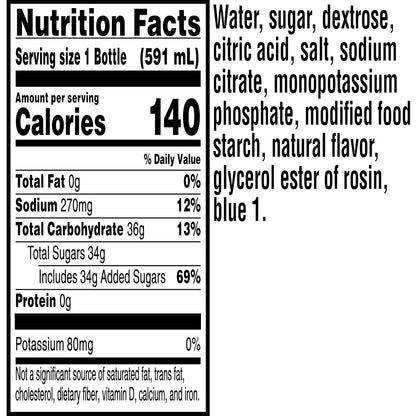 Gatorade Frost Glacier Freeze bottled sports drink