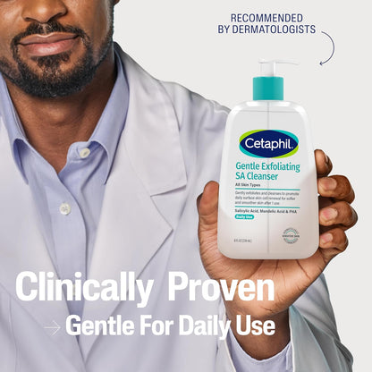 Cetaphil Gentle Exfoliating SA Cleanser for Sensitive Skin