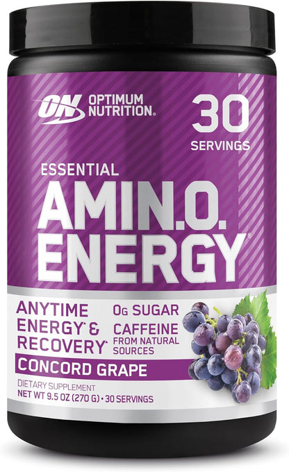 Concord Grape amino energy powder supplement container
