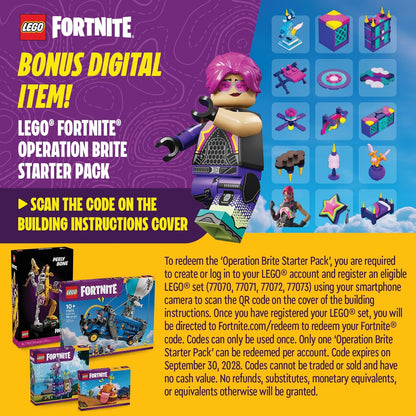 691-piece LEGO Fortnite building set for ages 12 plus