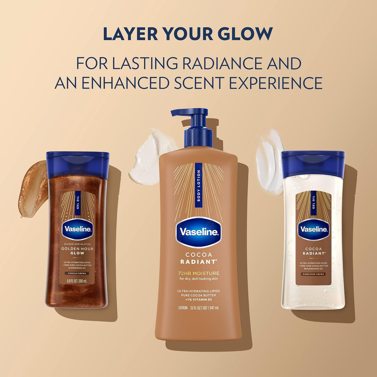 Large size cocoa butter body lotion bottle