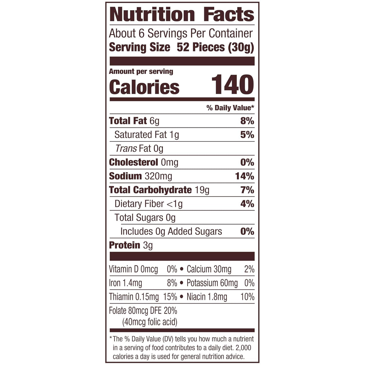 Crunchy Goldfish crackers in zesty ranch flavor