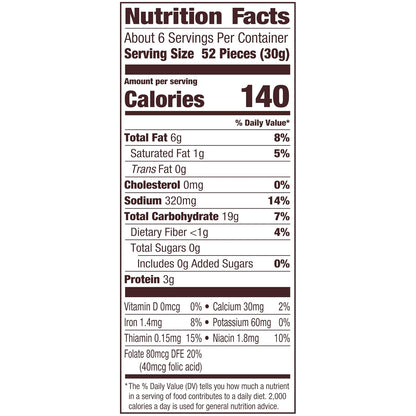 Crunchy Goldfish crackers in zesty ranch flavor