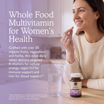 Garden of Life women’s vegan multivitamin tablets