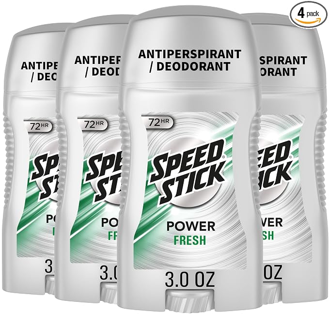 Speed Stick Power fresh scent antiperspirant deodorant 4 pack