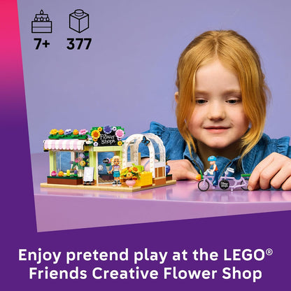 LEGO flower shop building set for kids ages 7 and up