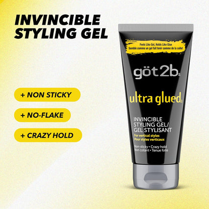 Extra strong hold styling gel for spiked hair