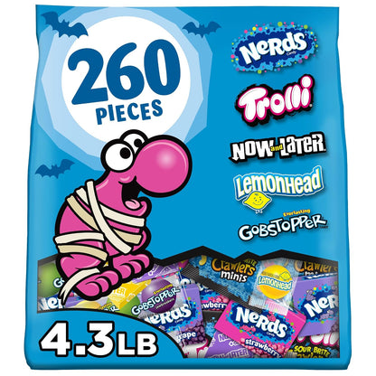 260-count trick-or-treat candy assortment for Halloween