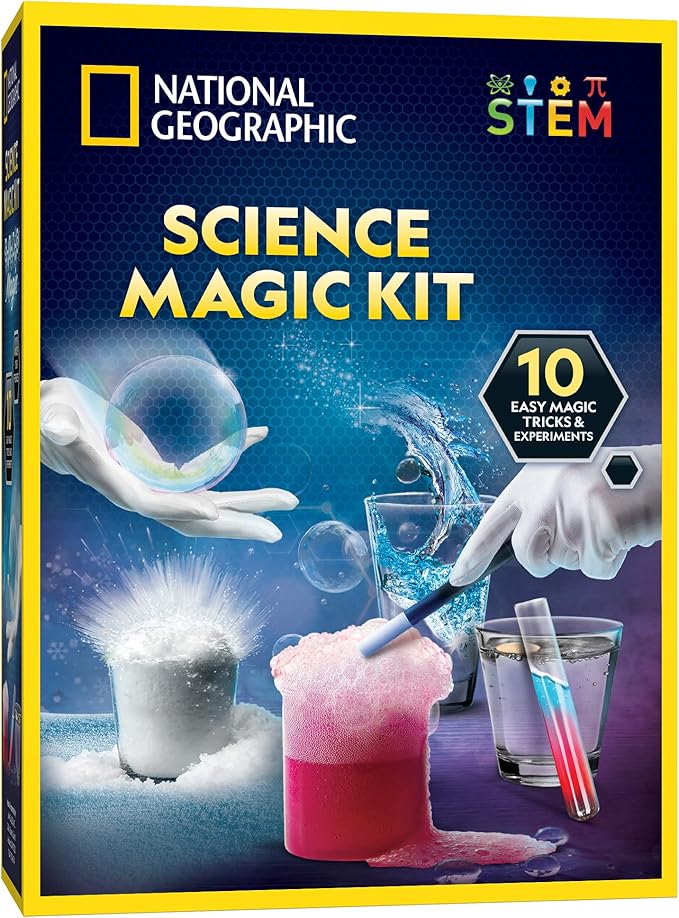 Blue Marble National Geographic magic chemistry set for kids