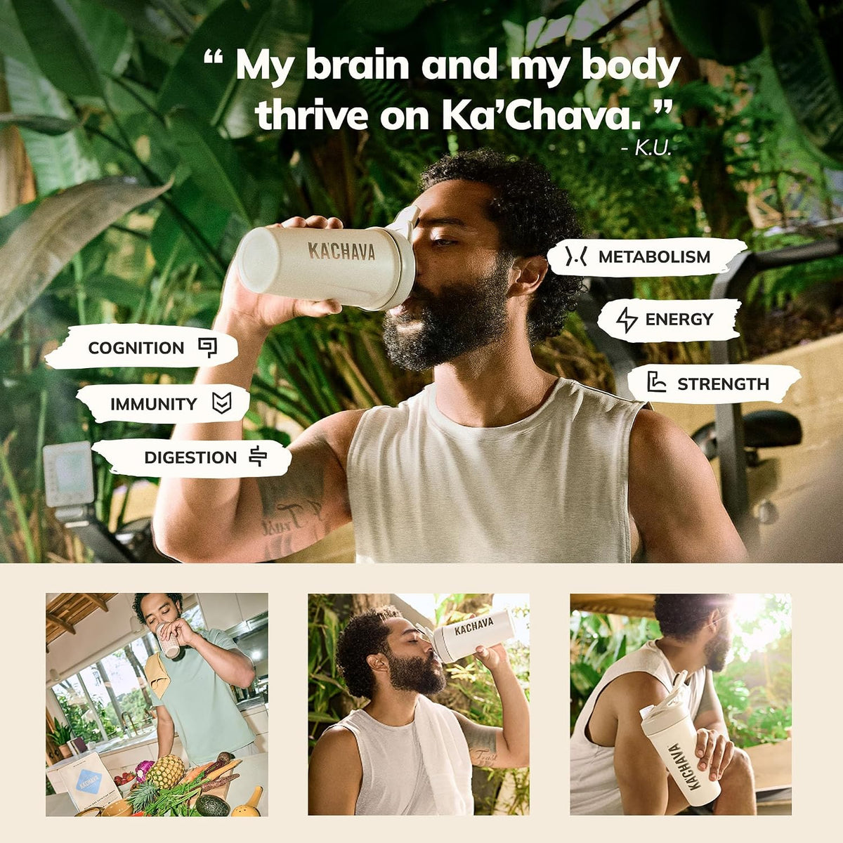 Ka’Chava Whole Body Meal Shake chocolate flavor