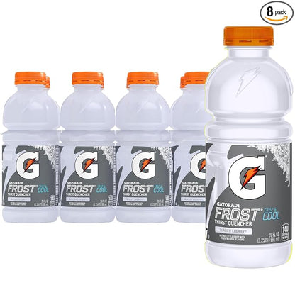Gatorade Glacier Cherry 20 oz sports drink 8-pack