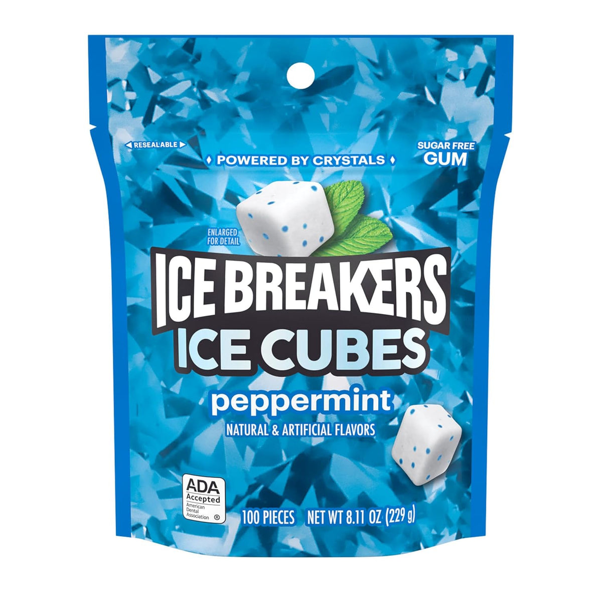 ICE BREAKERS Ice Cubes gum 8.11 oz package