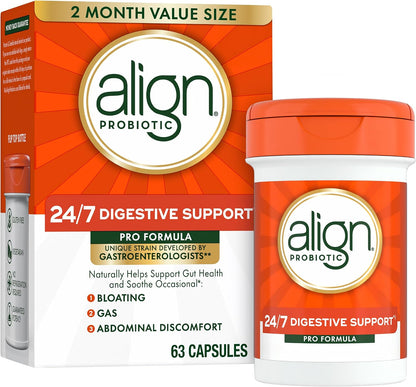 Align probiotics for women and men bottle