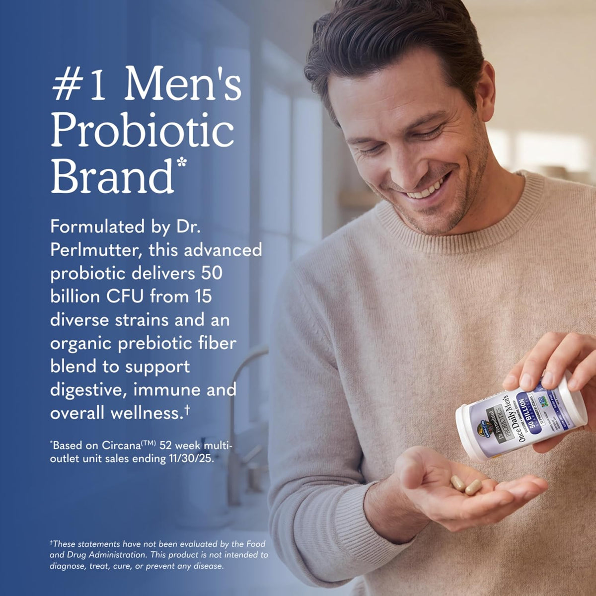 Garden of Life men's probiotic digestive supplement