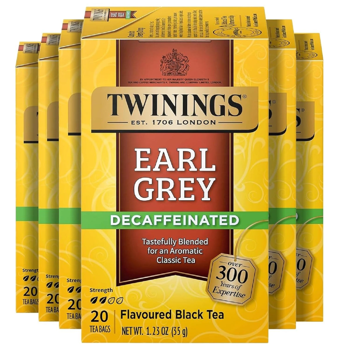 Twinings decaf Earl Grey tea bags pack of 6