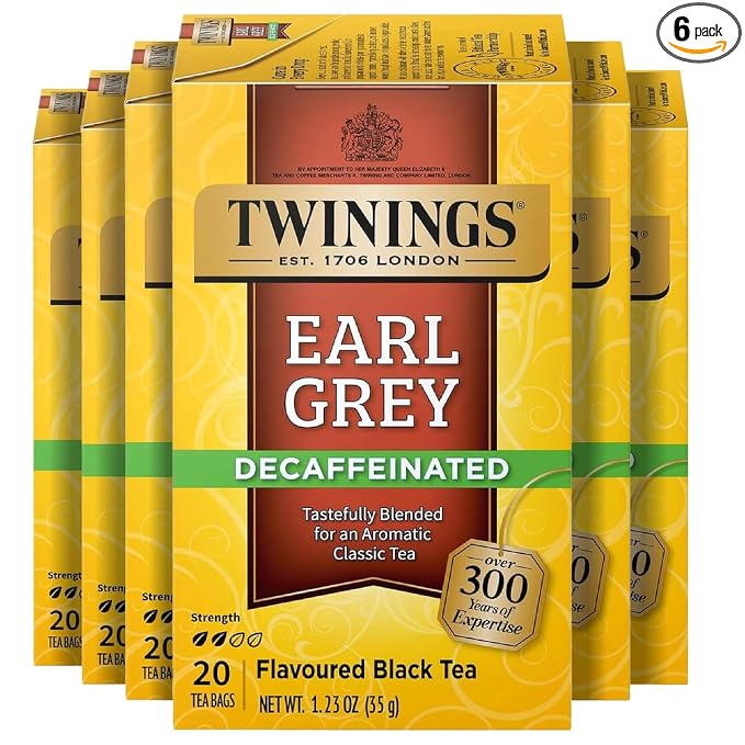 Twinings Decaffeinated Earl Grey Black Tea 120 teabags