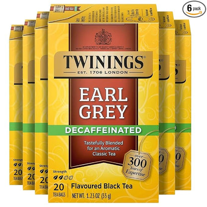 Twinings Decaffeinated Earl Grey Black Tea 120 teabags