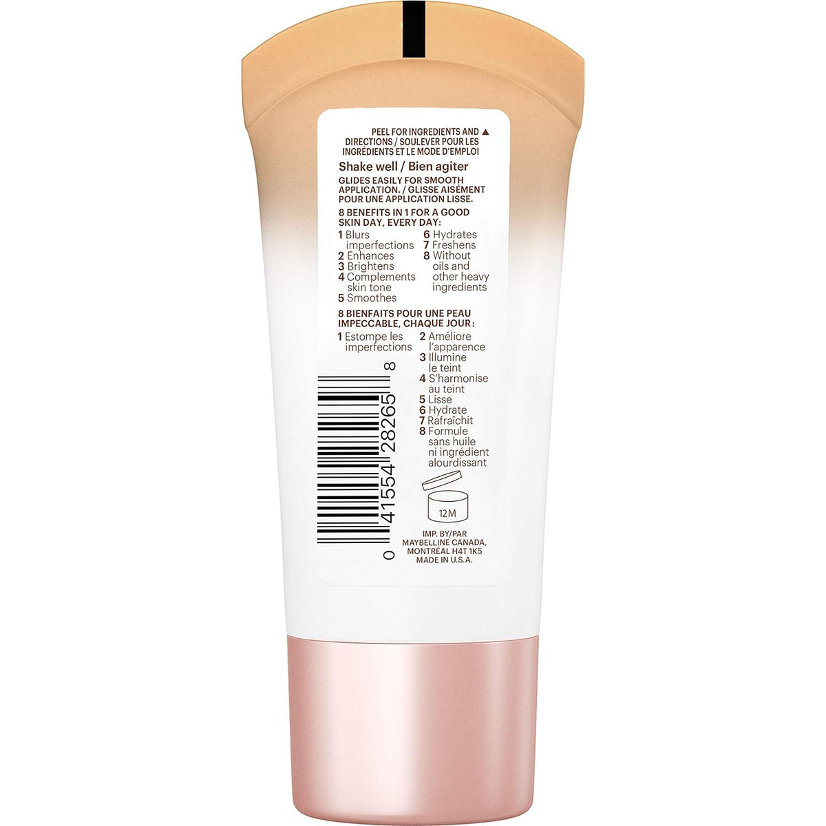 Oil free sheer tint BB cream for face makeup