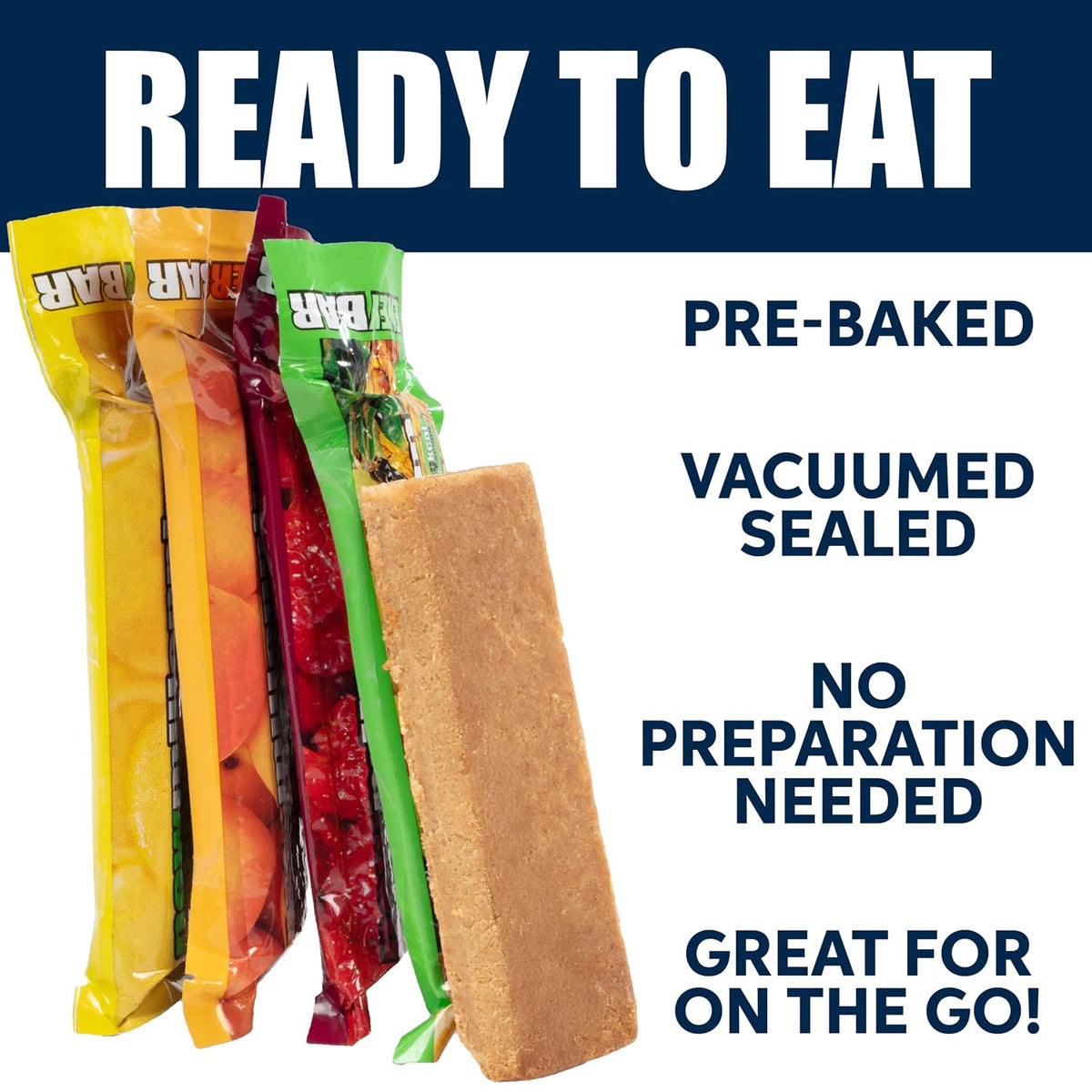 SOS emergency energy bars for preparedness and camping