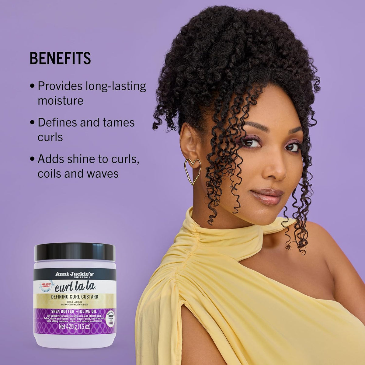 15 ounce Aunt Jackie's Curl La La hair custard
